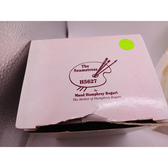 1991 "THE SEAMSTRESS" #H5627, The Heirloom Tradition, Maud Humphrey Bogart - Picture 3 of 11